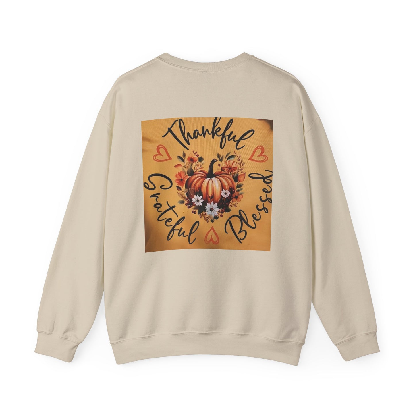 THANKFUL * GRATEFUL * BLESSED Unisex Heavy Blend™ Crewneck Sweatshirt