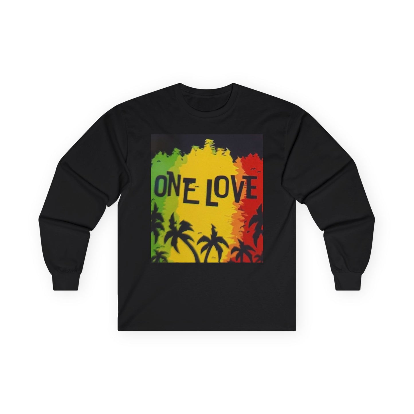 Unisex Long Sleeve Tee - One Love Reggae Vibe