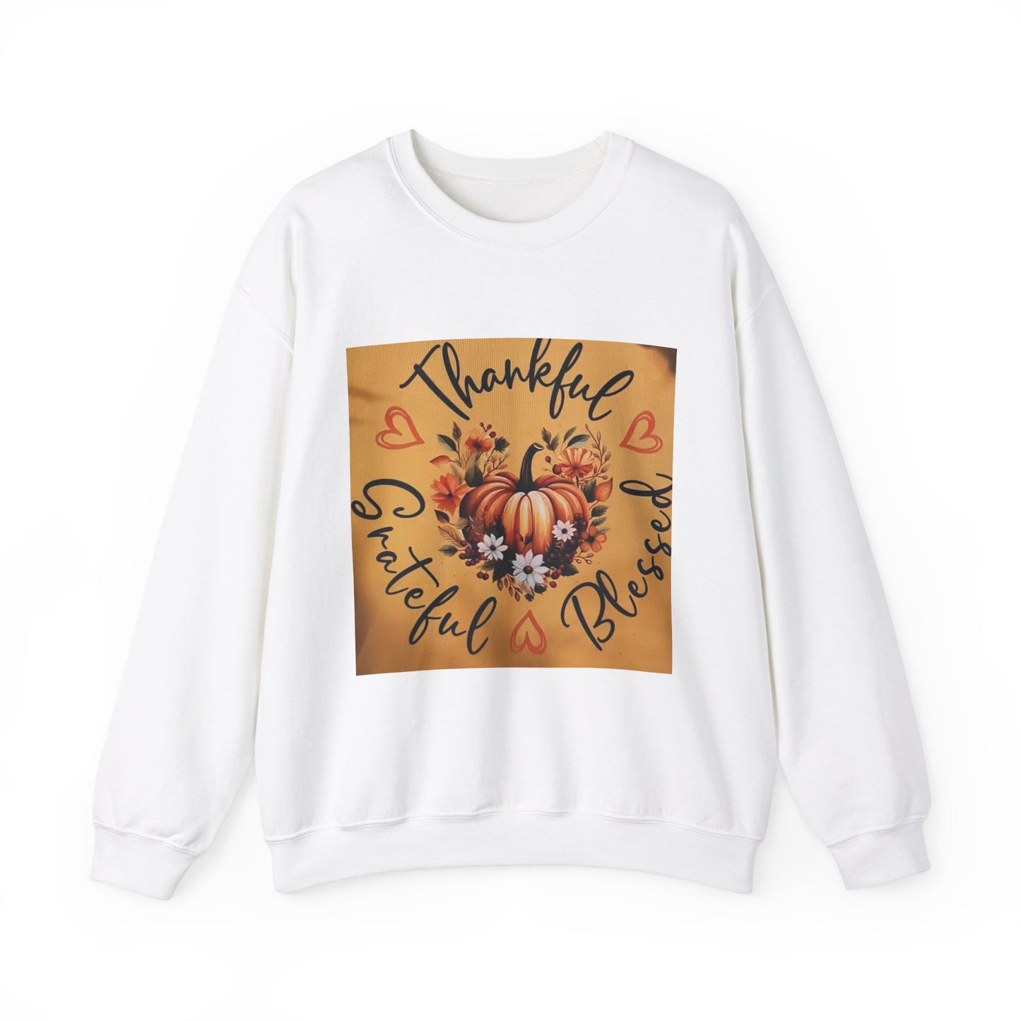 THANKFUL * GRATEFUL * BLESSED Unisex Heavy Blend™ Crewneck Sweatshirt