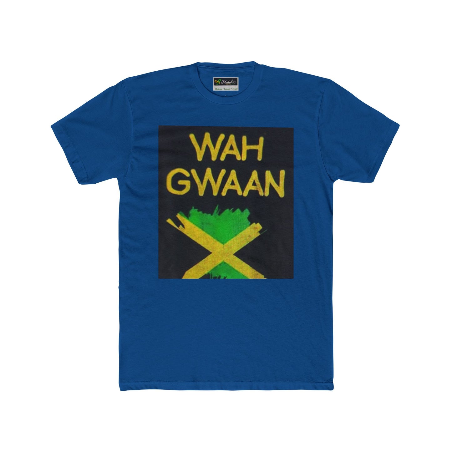 Wah Gwaan Unisex Cotton Crew Tee - Bold Jamaican Vibes