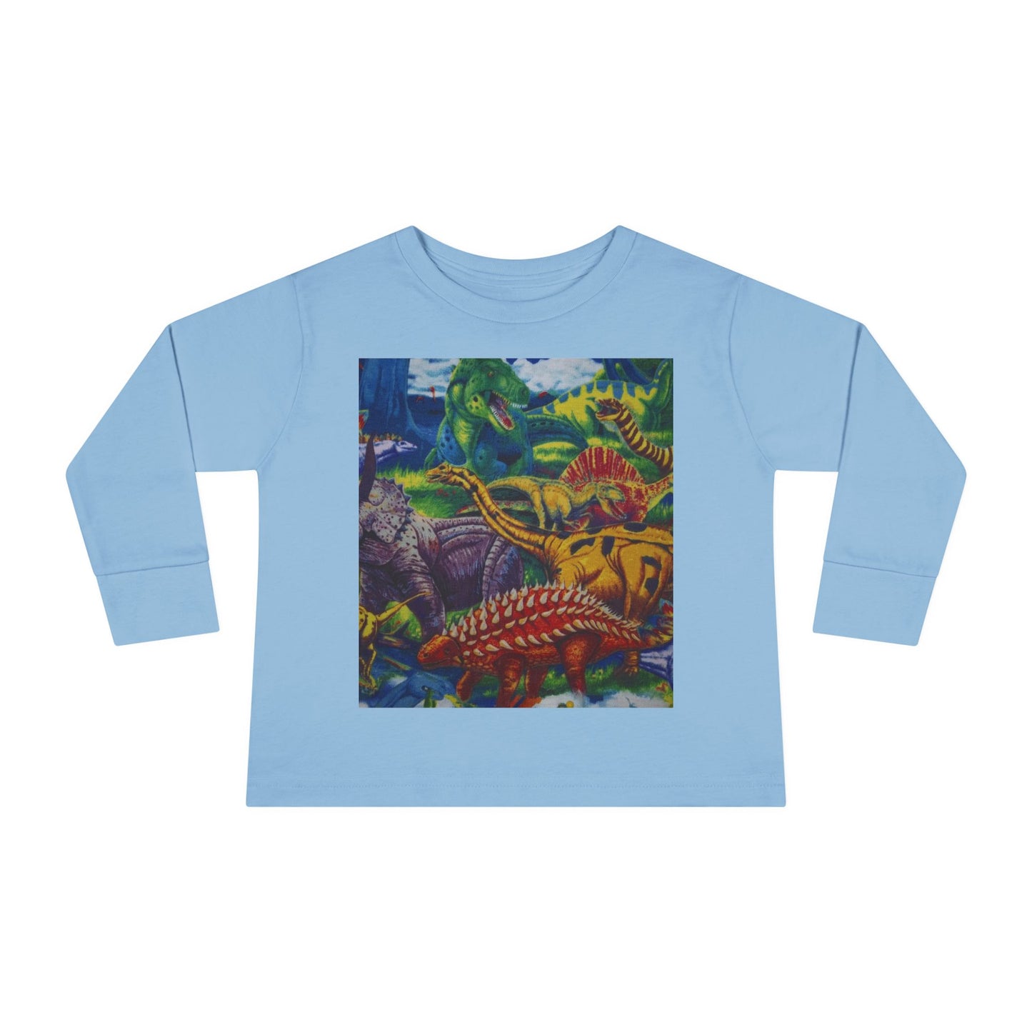 Toddler Tee - Custom T-Rex Design, 100% Combed Ringspun Cotton, Unisex Fit