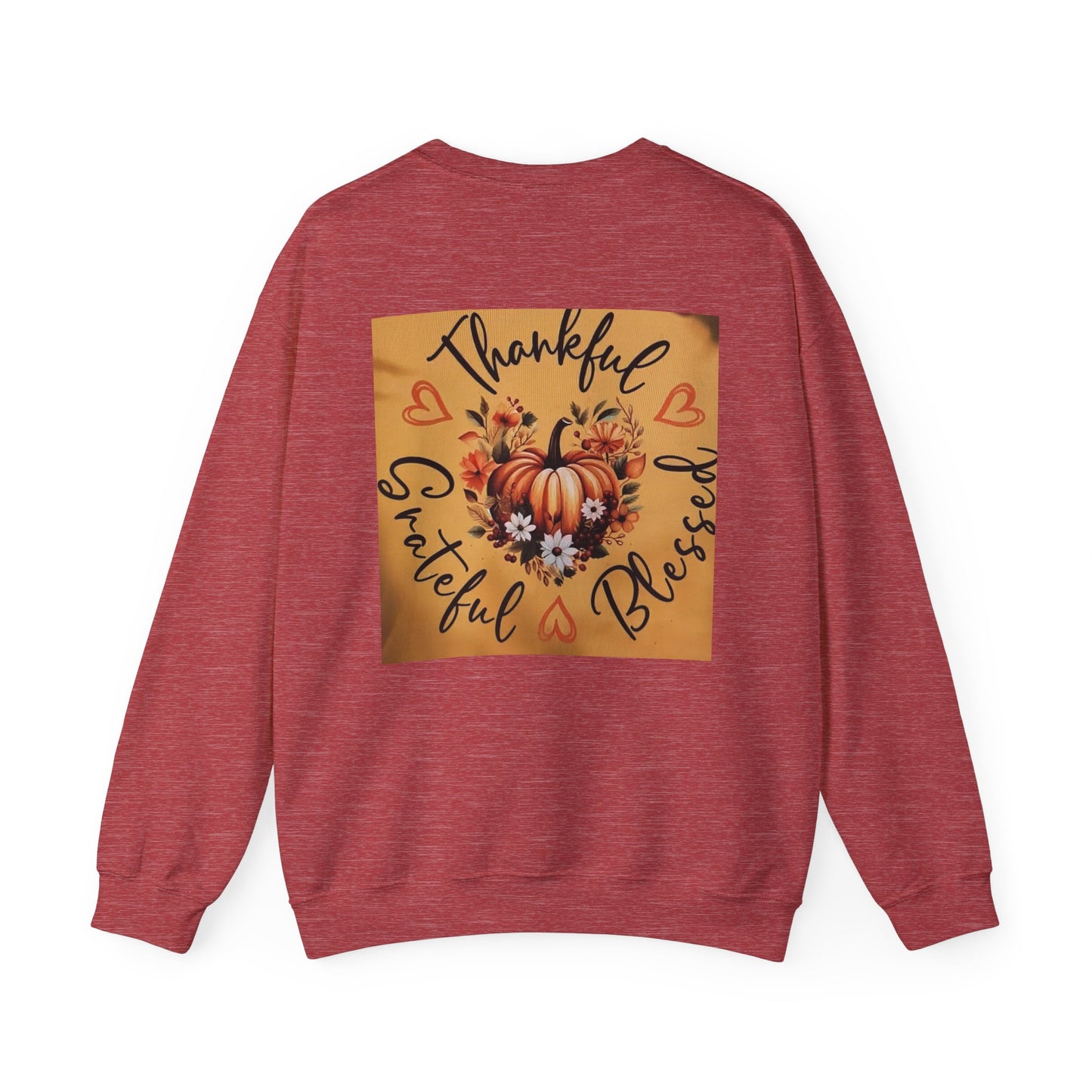 THANKFUL * GRATEFUL * BLESSED Unisex Heavy Blend™ Crewneck Sweatshirt