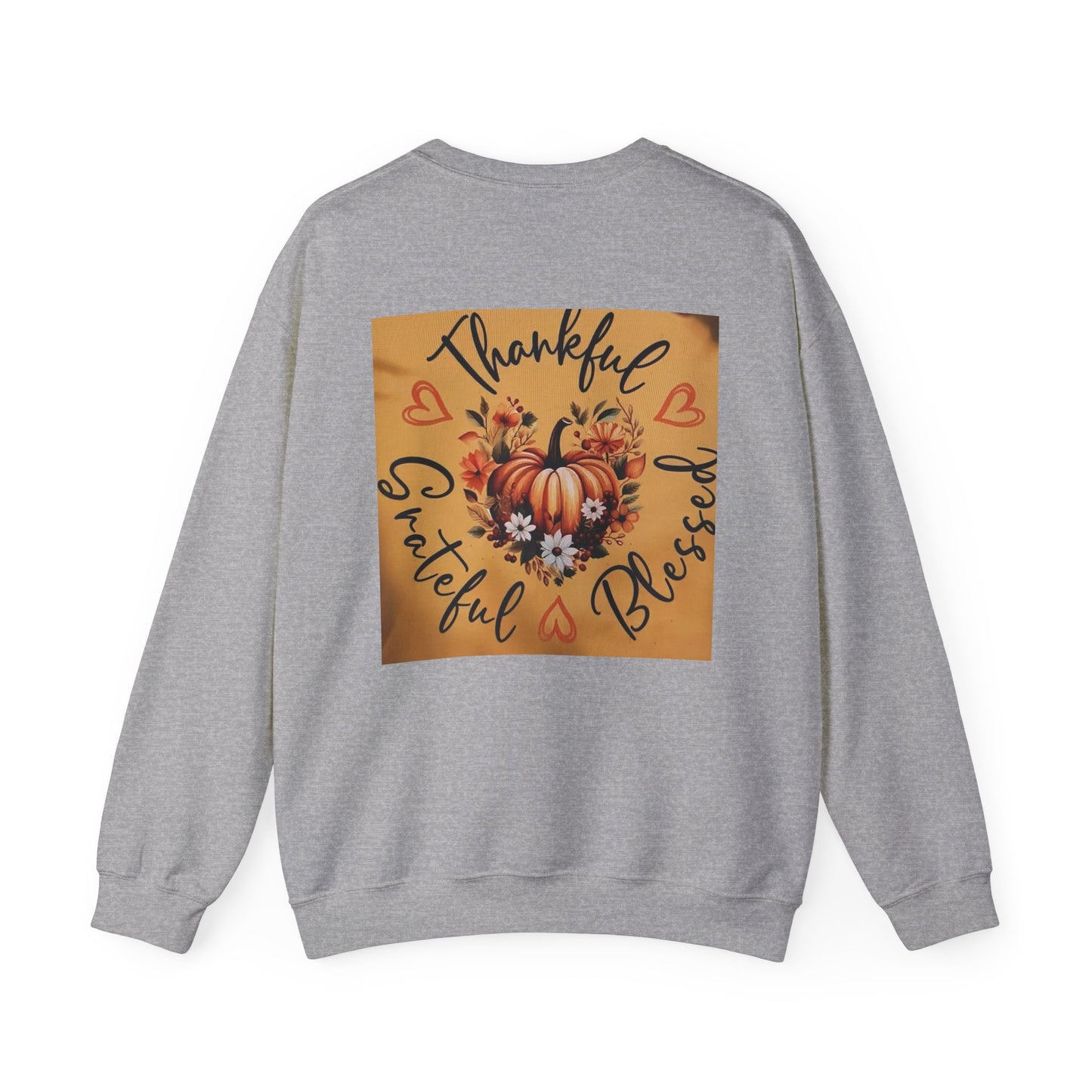 THANKFUL * GRATEFUL * BLESSED Unisex Heavy Blend™ Crewneck Sweatshirt