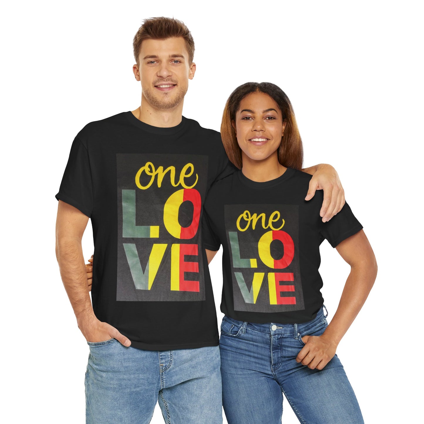 ONE LOVE Unisex Tee - Sustainable Cotton Comfort