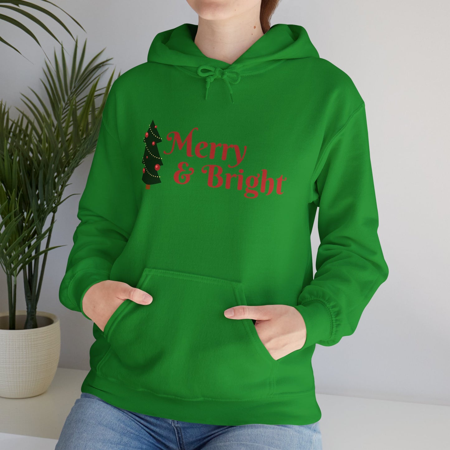 Merry & Bright Dog Lovers Hooded Sweatshirt