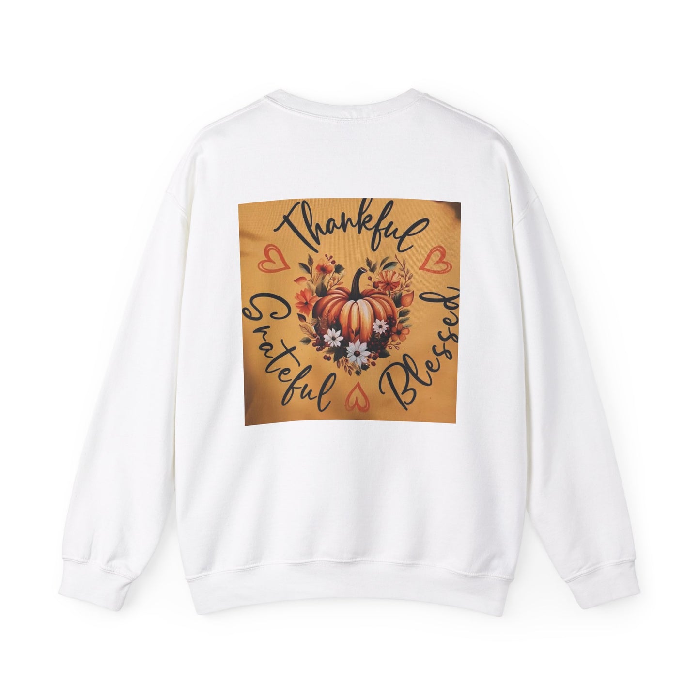 THANKFUL * GRATEFUL * BLESSED Unisex Heavy Blend™ Crewneck Sweatshirt