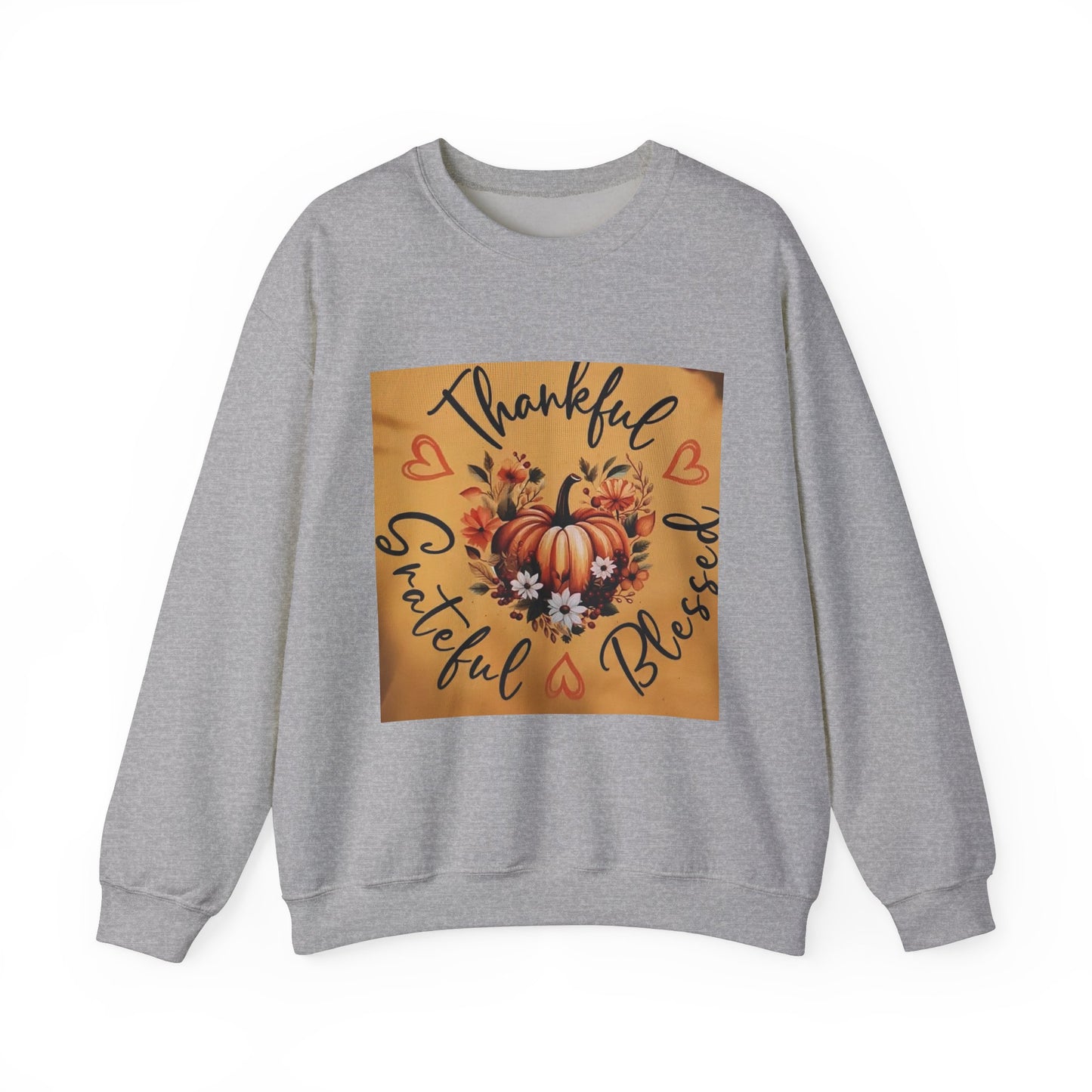 THANKFUL * GRATEFUL * BLESSED Unisex Heavy Blend™ Crewneck Sweatshirt
