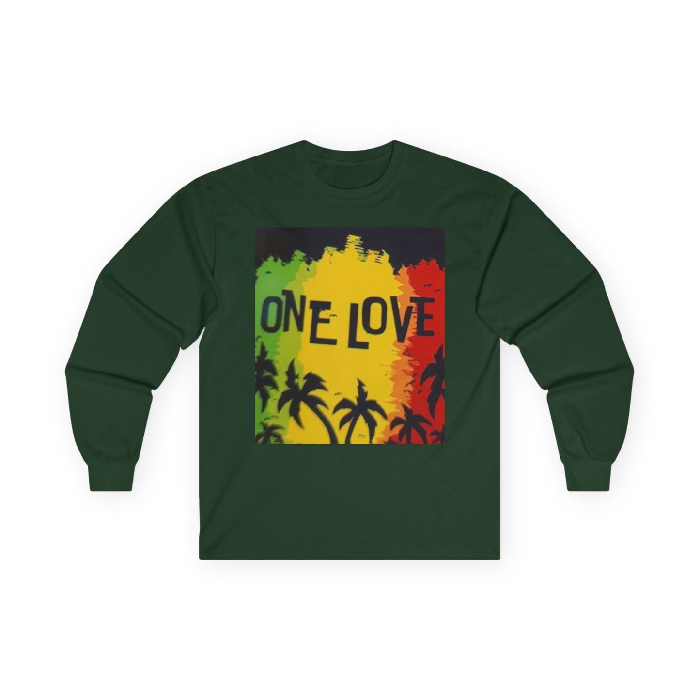 Unisex Long Sleeve Tee - One Love Reggae Vibe