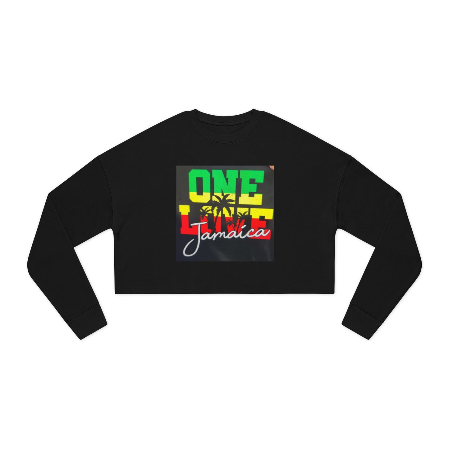 One Love Jamaica Cropped Sweatshirt - Cozy and Stylish Women's Apparel