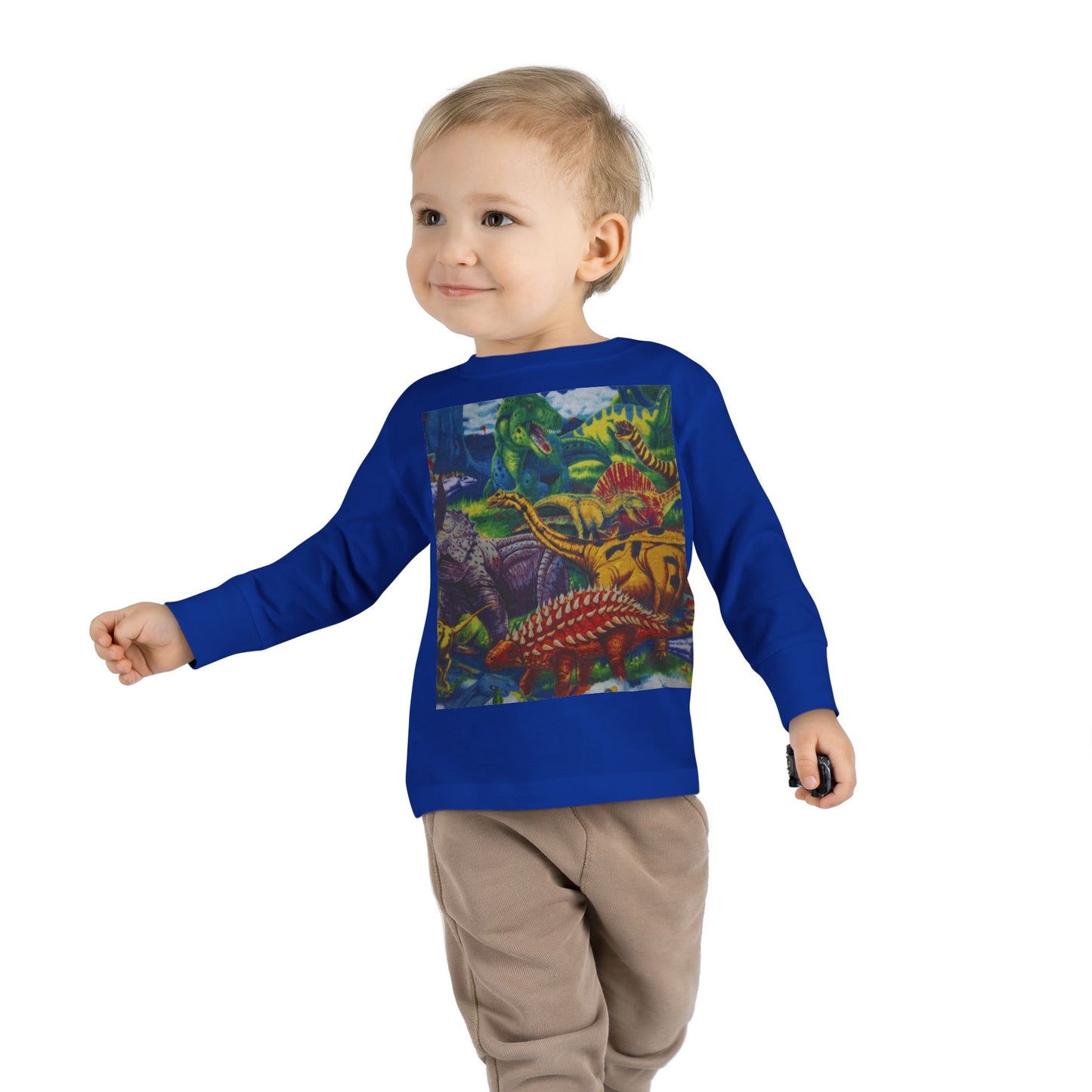 Toddler Tee - Custom T-Rex Design, 100% Combed Ringspun Cotton, Unisex Fit