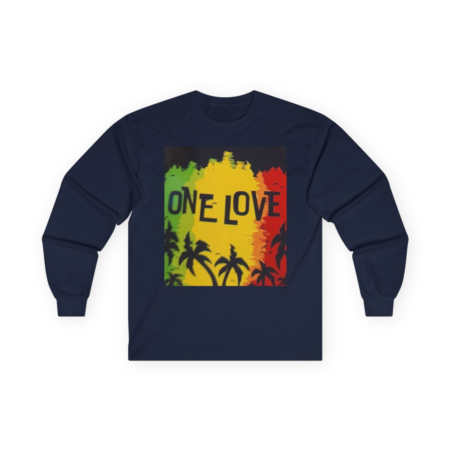 Unisex Long Sleeve Tee - One Love Reggae Vibe