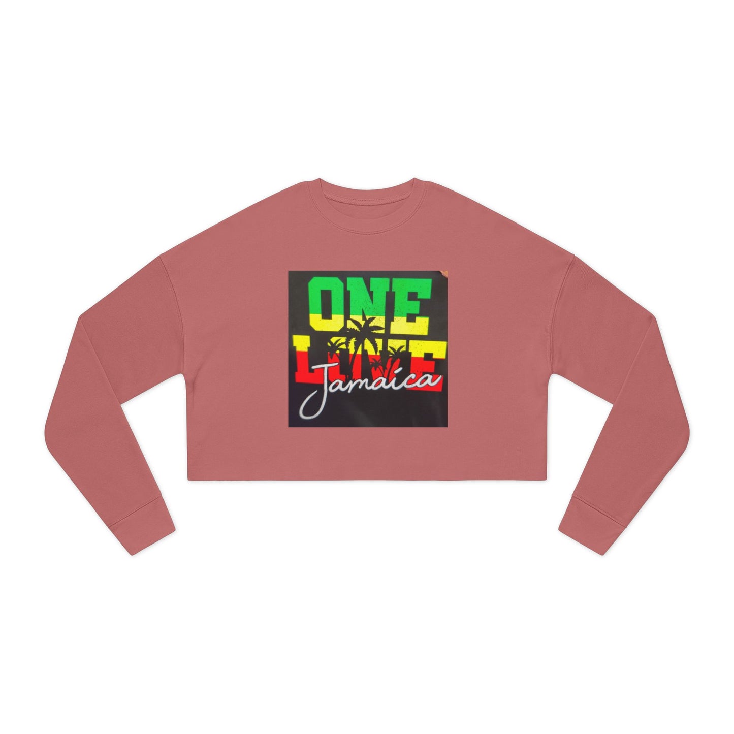 One Love Jamaica Cropped Sweatshirt - Cozy and Stylish Women's Apparel
