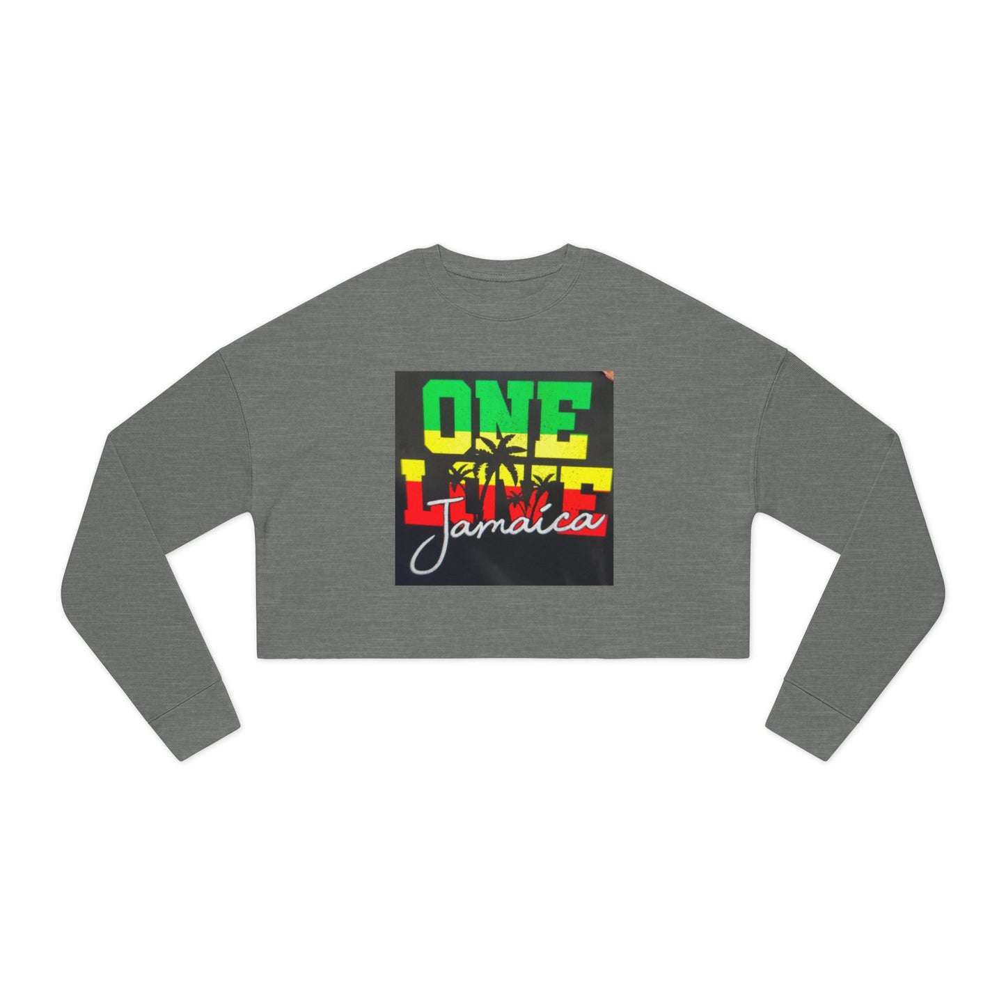 One Love Jamaica Cropped Sweatshirt - Cozy and Stylish Women's Apparel