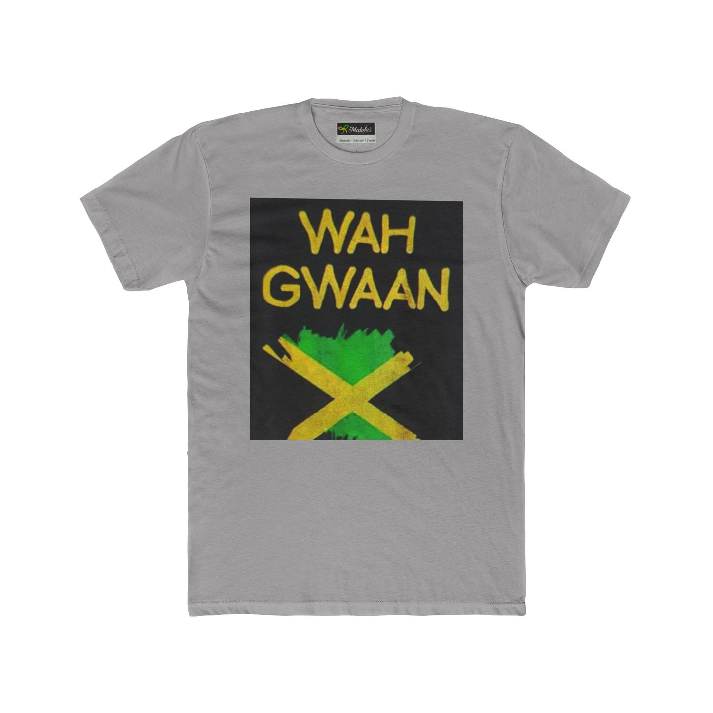 Wah Gwaan Unisex Cotton Crew Tee - Bold Jamaican Vibes