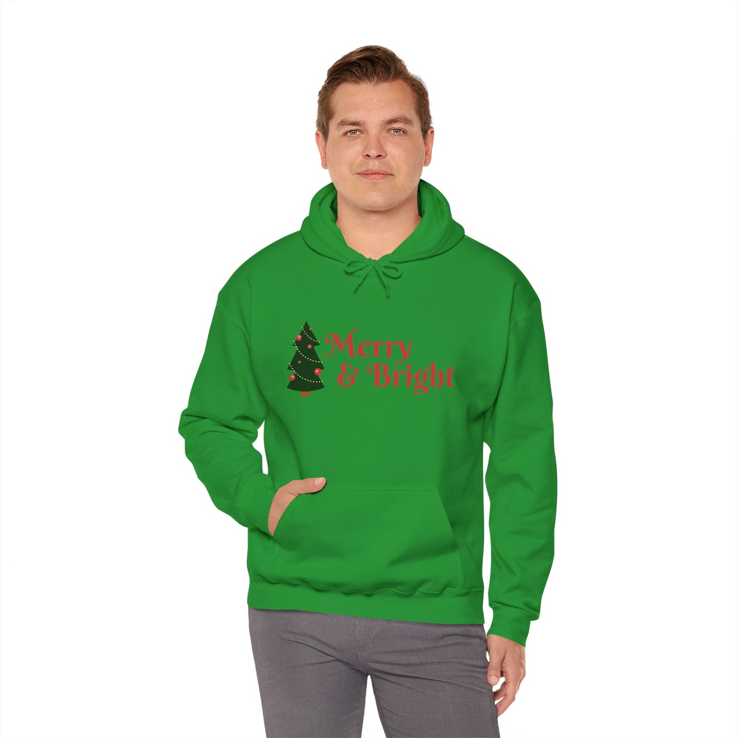 Merry & Bright Dog Lovers Hooded Sweatshirt
