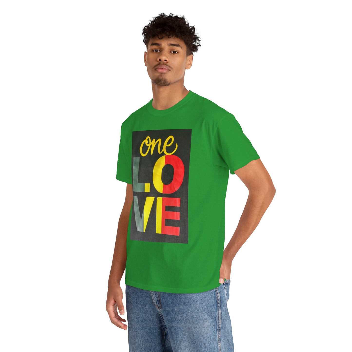 Valentine's Day SALE - ONE LOVE Unisex Heavy Cotton Tee