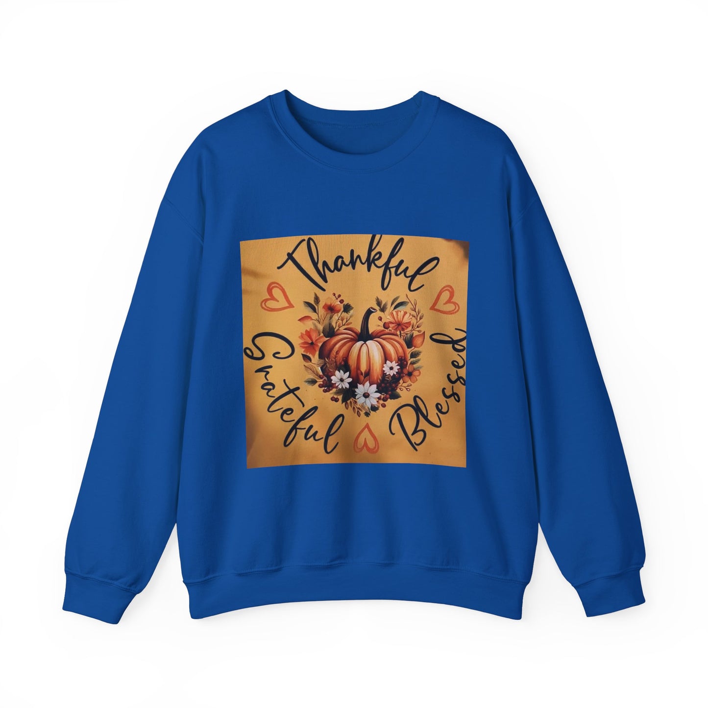 THANKFUL * GRATEFUL * BLESSED Unisex Heavy Blend™ Crewneck Sweatshirt