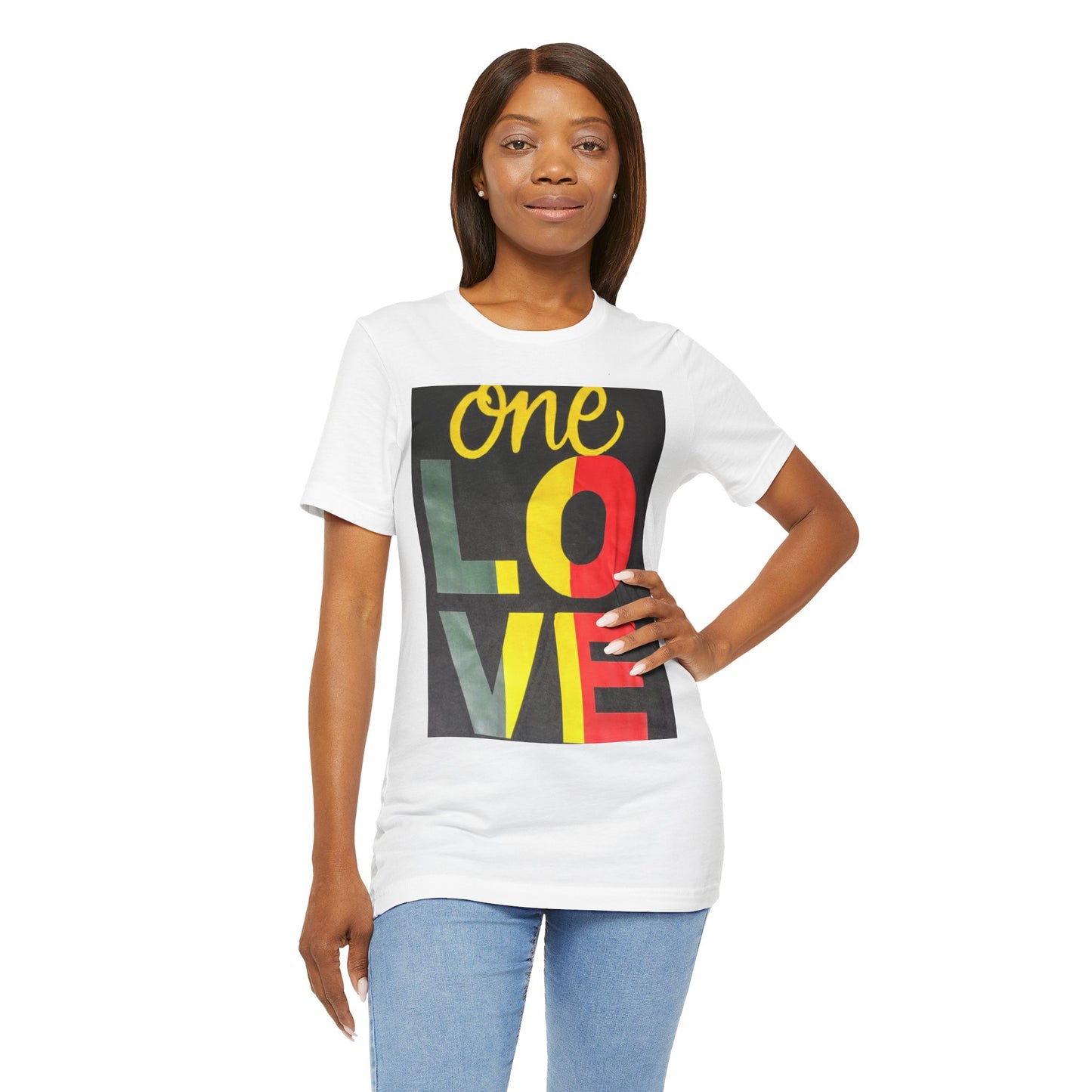 ONE LOVE Unisex Jersey Short Sleeve Tee