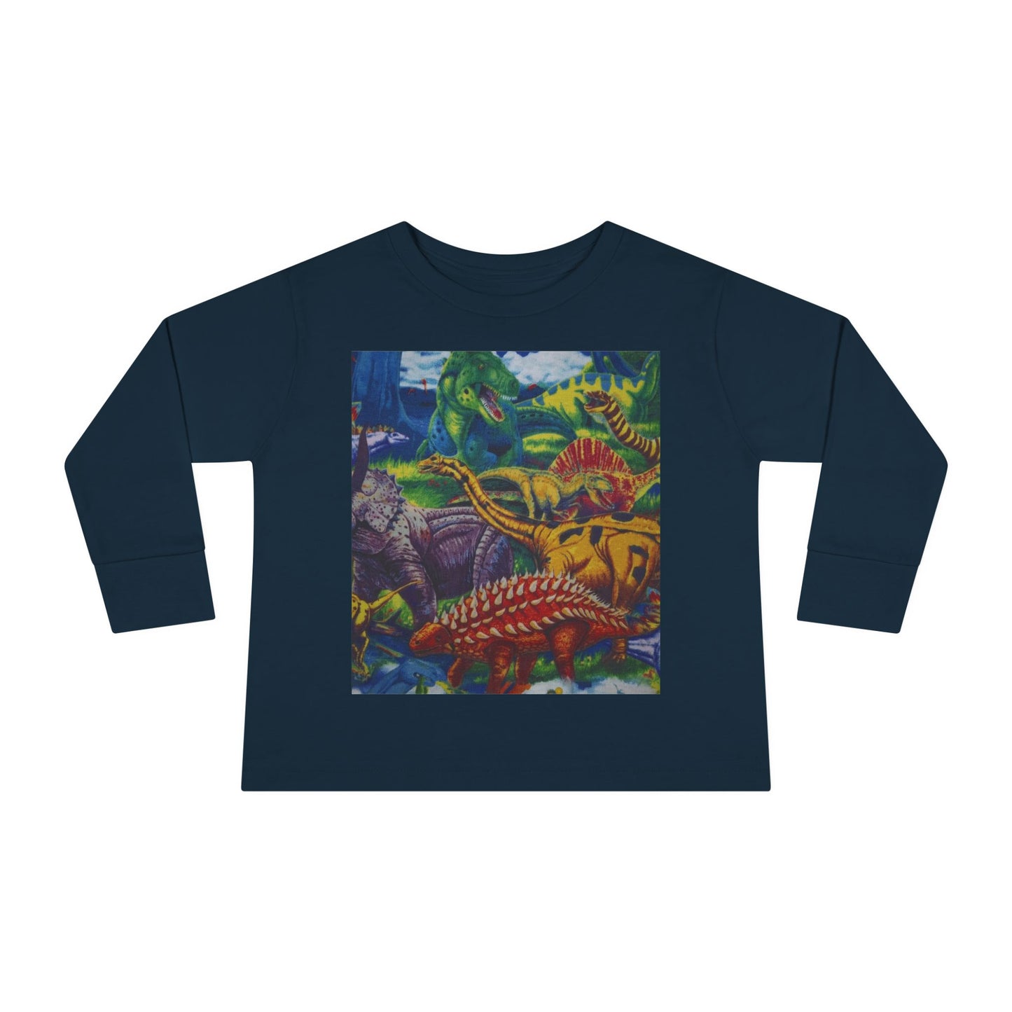 Toddler Tee - Custom T-Rex Design, 100% Combed Ringspun Cotton, Unisex Fit