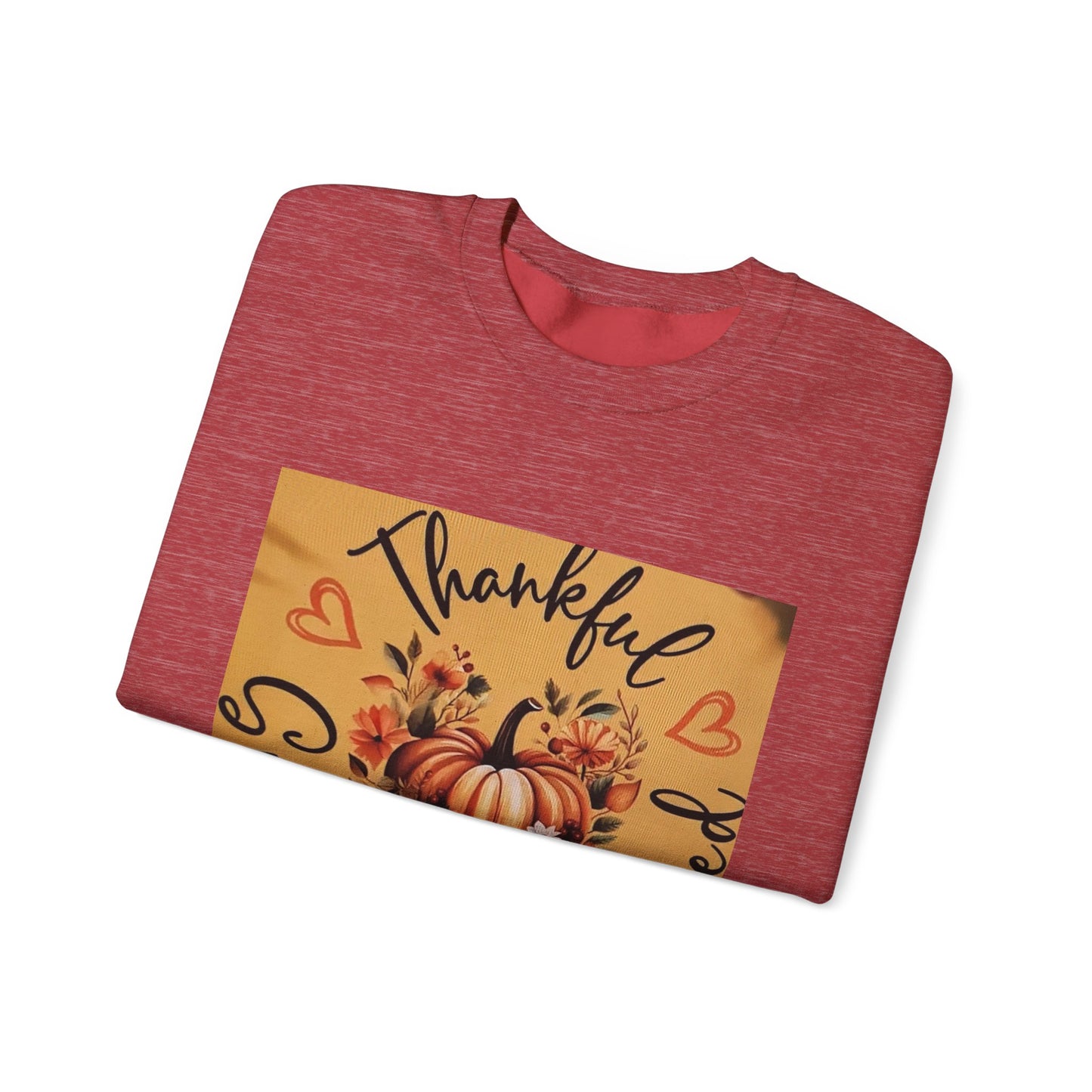THANKFUL * GRATEFUL * BLESSED Unisex Heavy Blend™ Crewneck Sweatshirt