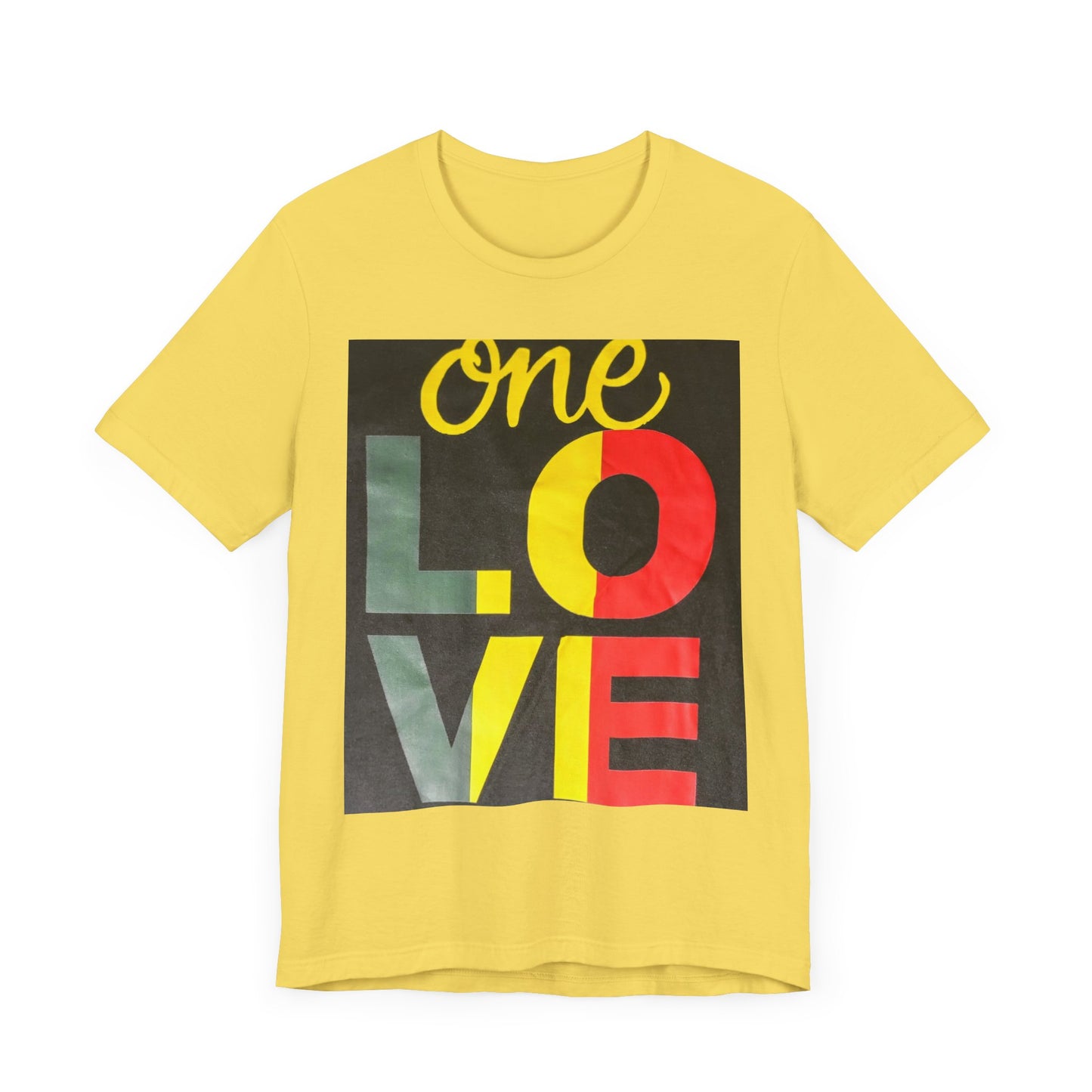 ONE LOVE Unisex Jersey Short Sleeve Tee