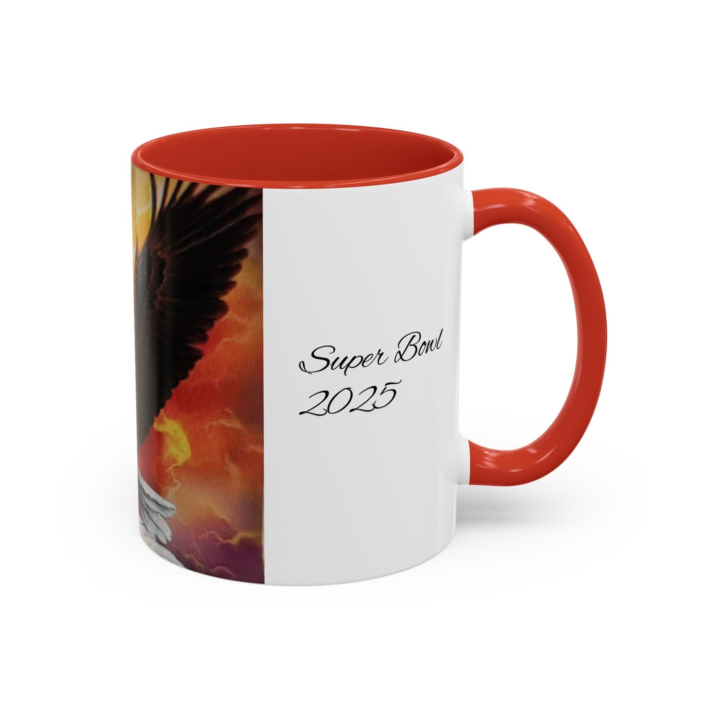 Super Bowl 2025 Eagle Accent Coffee Mug | Bold Design for Sports Fans