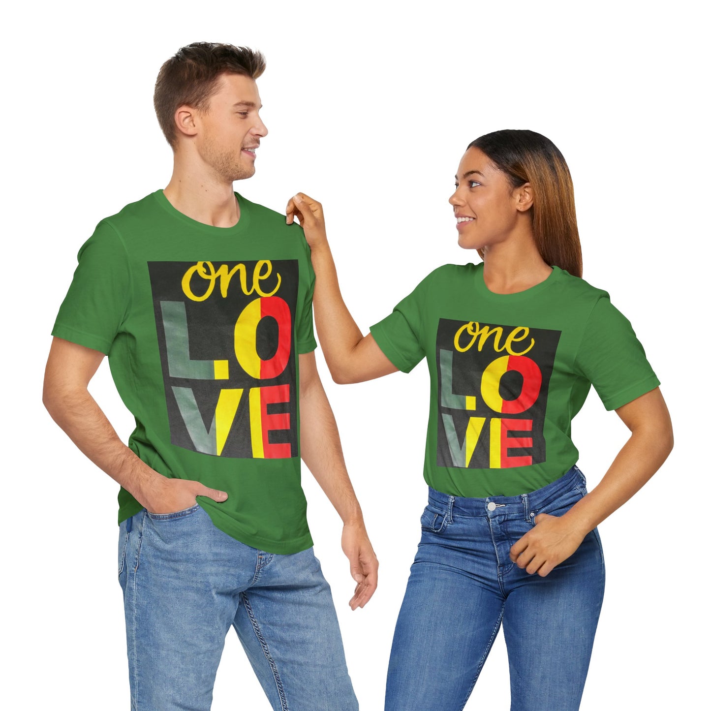 ONE LOVE Unisex Jersey Short Sleeve Tee