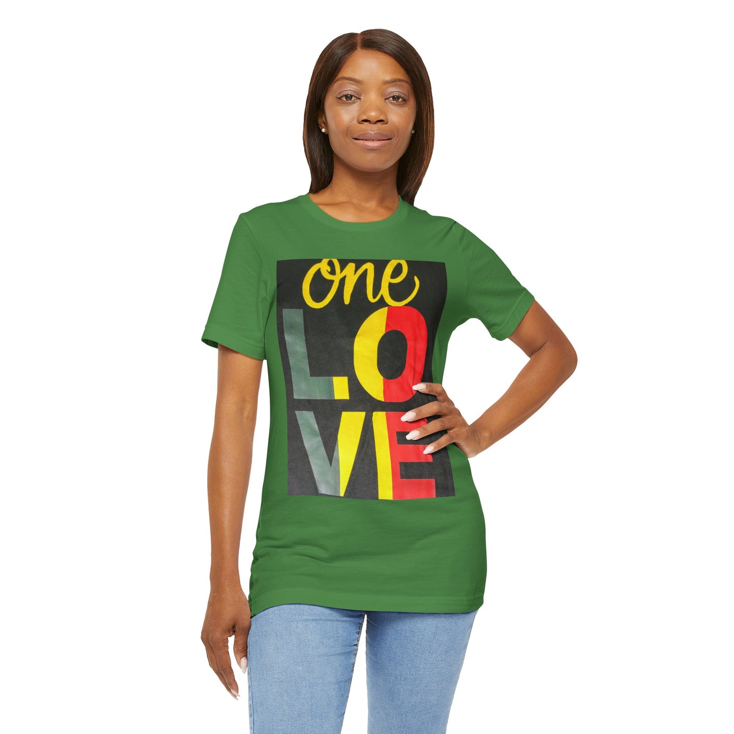 ONE LOVE Unisex Jersey Short Sleeve Tee