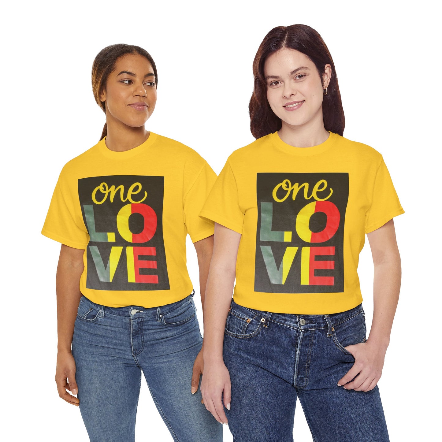ONE LOVE Unisex Tee - Sustainable Cotton Comfort