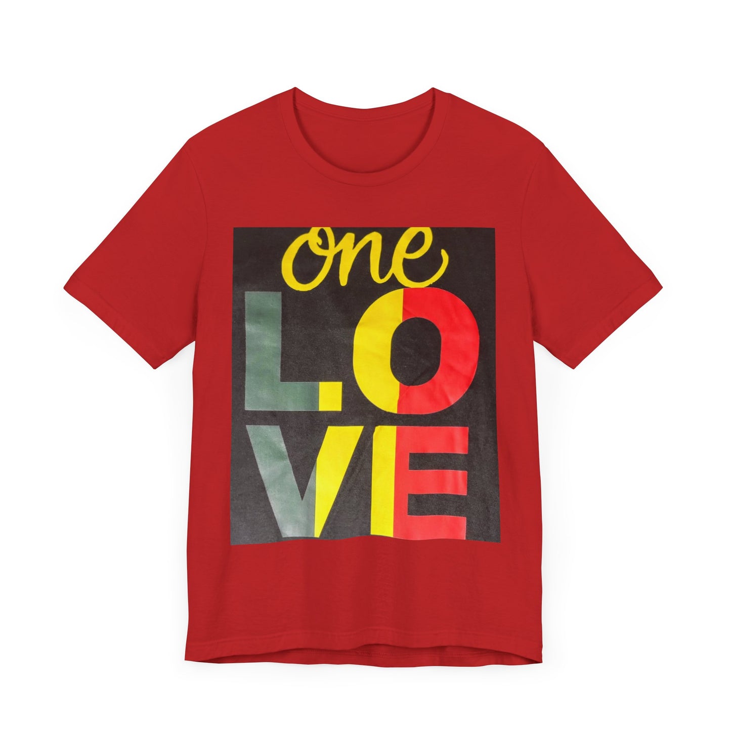 ONE LOVE Unisex Jersey Short Sleeve Tee