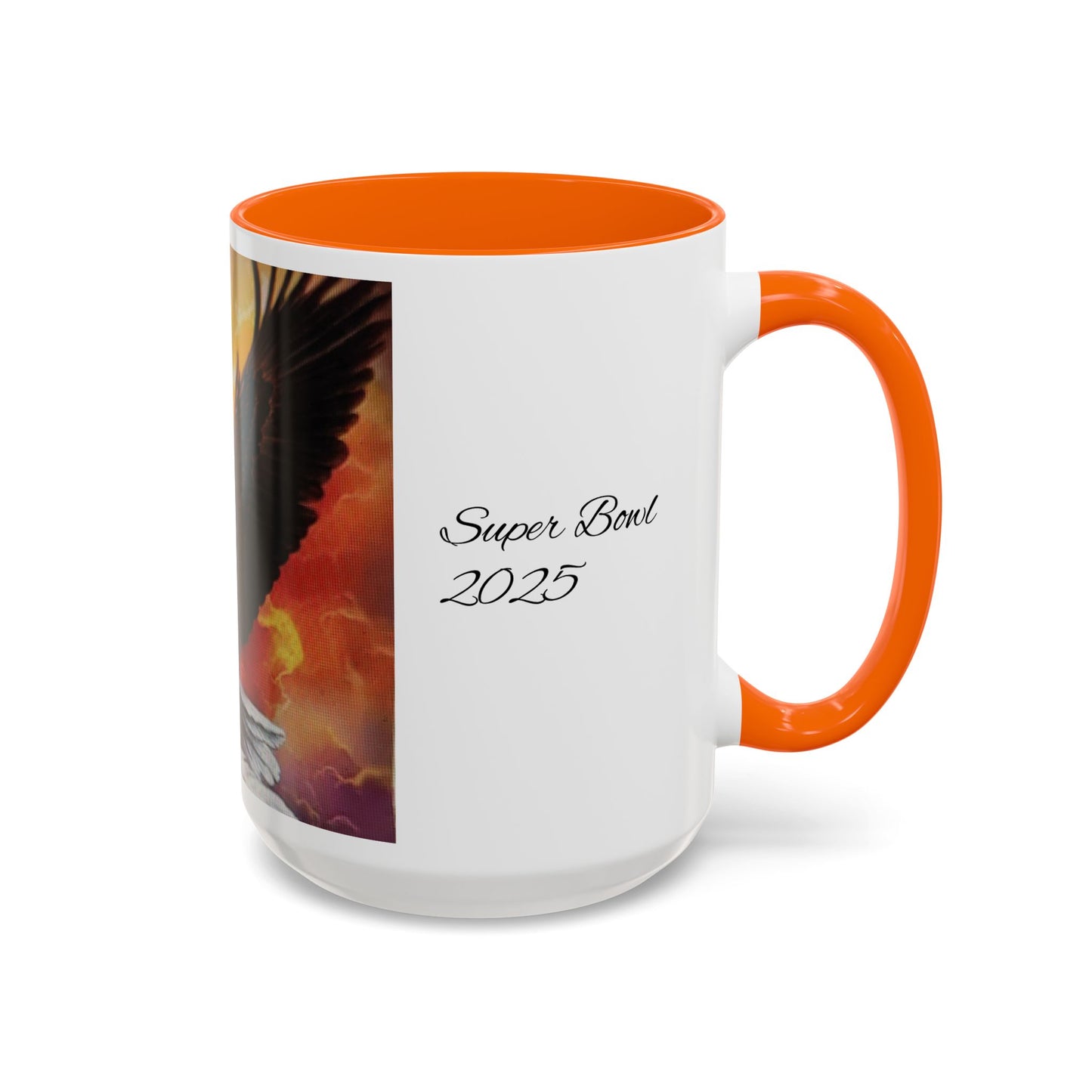 Super Bowl 2025 Eagle Accent Coffee Mug | Bold Design for Sports Fans