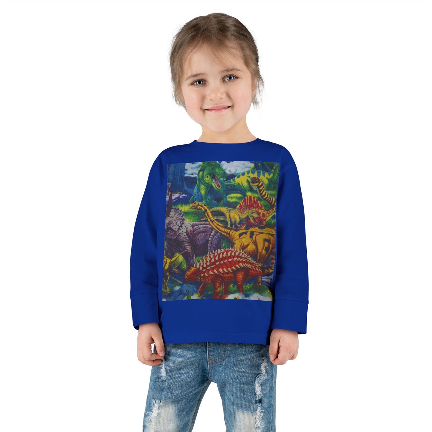 Toddler Tee - Custom T-Rex Design, 100% Combed Ringspun Cotton, Unisex Fit