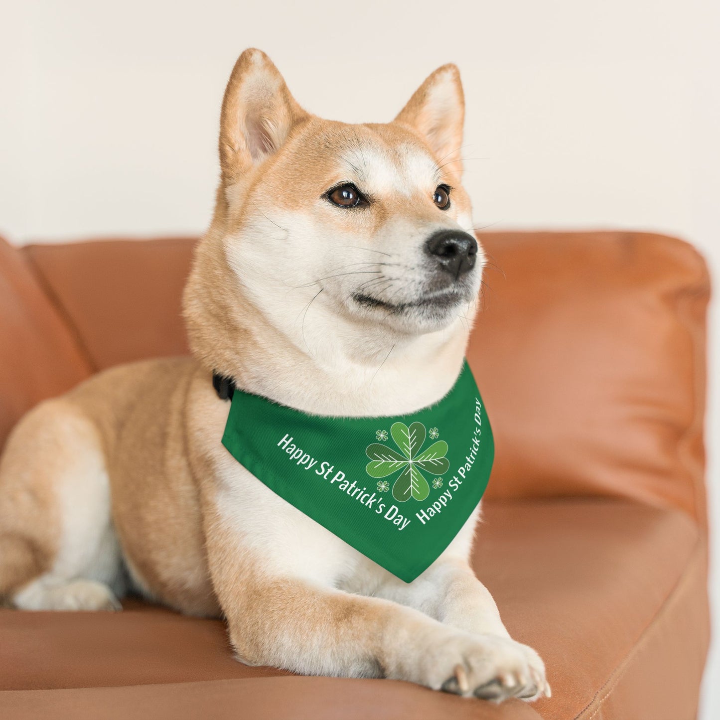 St. Patrick's Day Pet Bandana Collar