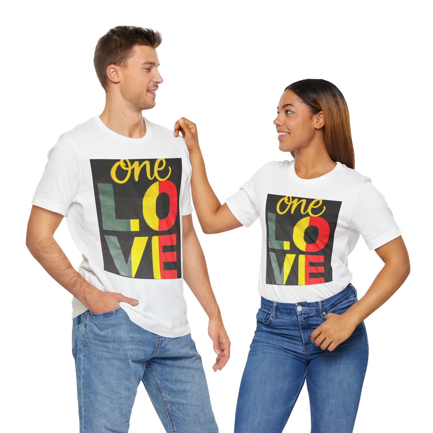 ONE LOVE Unisex Jersey Short Sleeve Tee