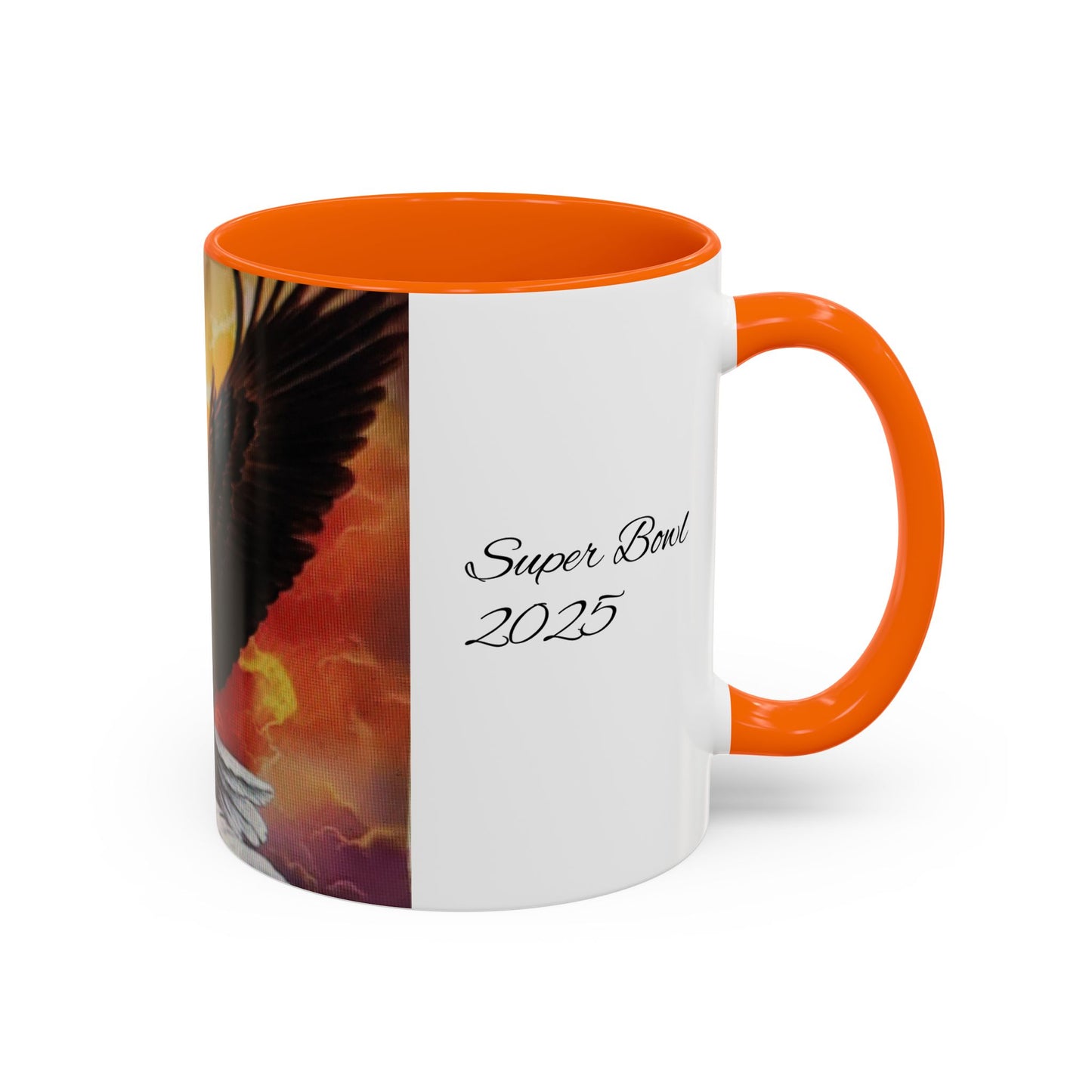 Super Bowl 2025 Eagle Accent Coffee Mug | Bold Design for Sports Fans