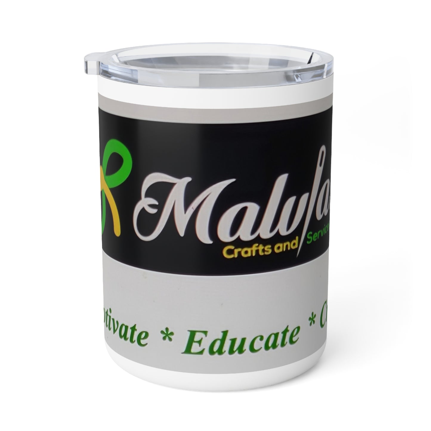 MALVIA'S Insulated Coffee Mug - Motivate Educate Cultivate