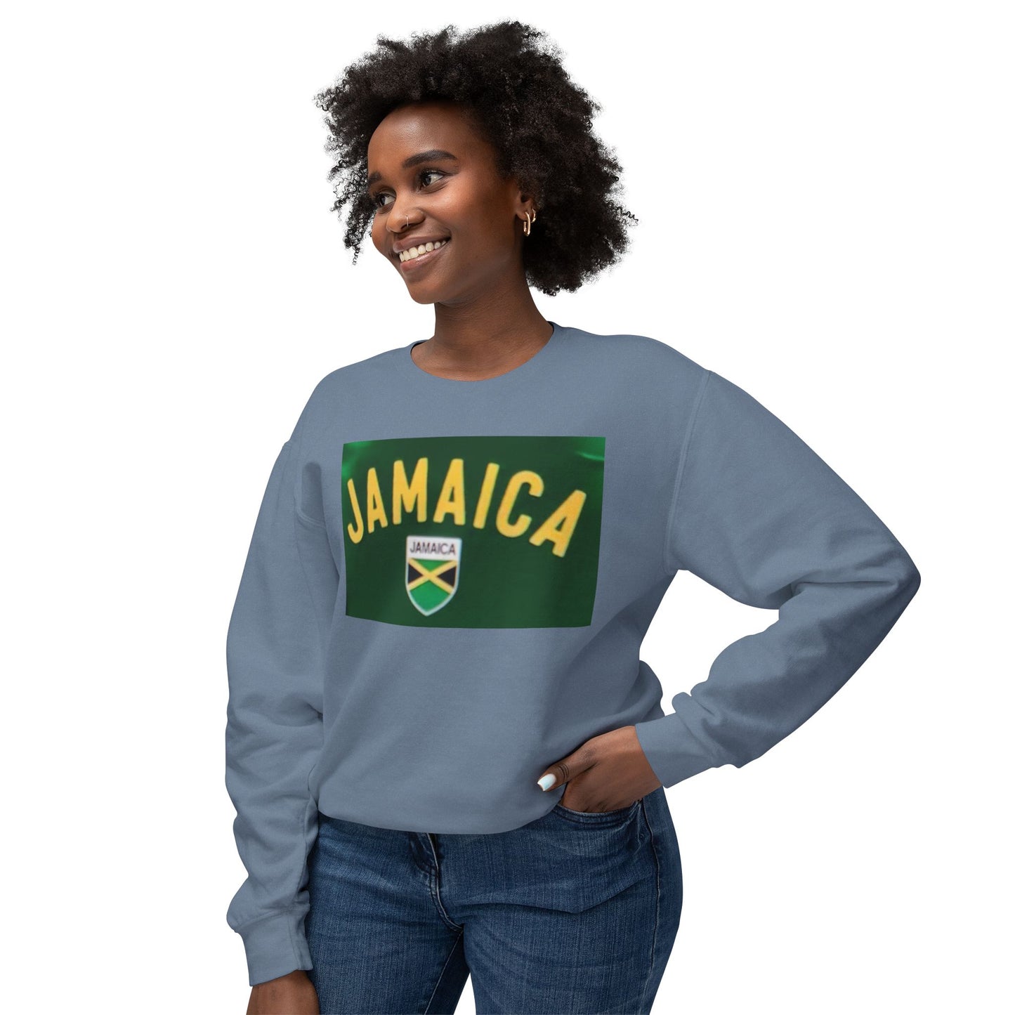 Unisex Jamaica Crewneck Sweatshirt - Lightweight and Comfortable