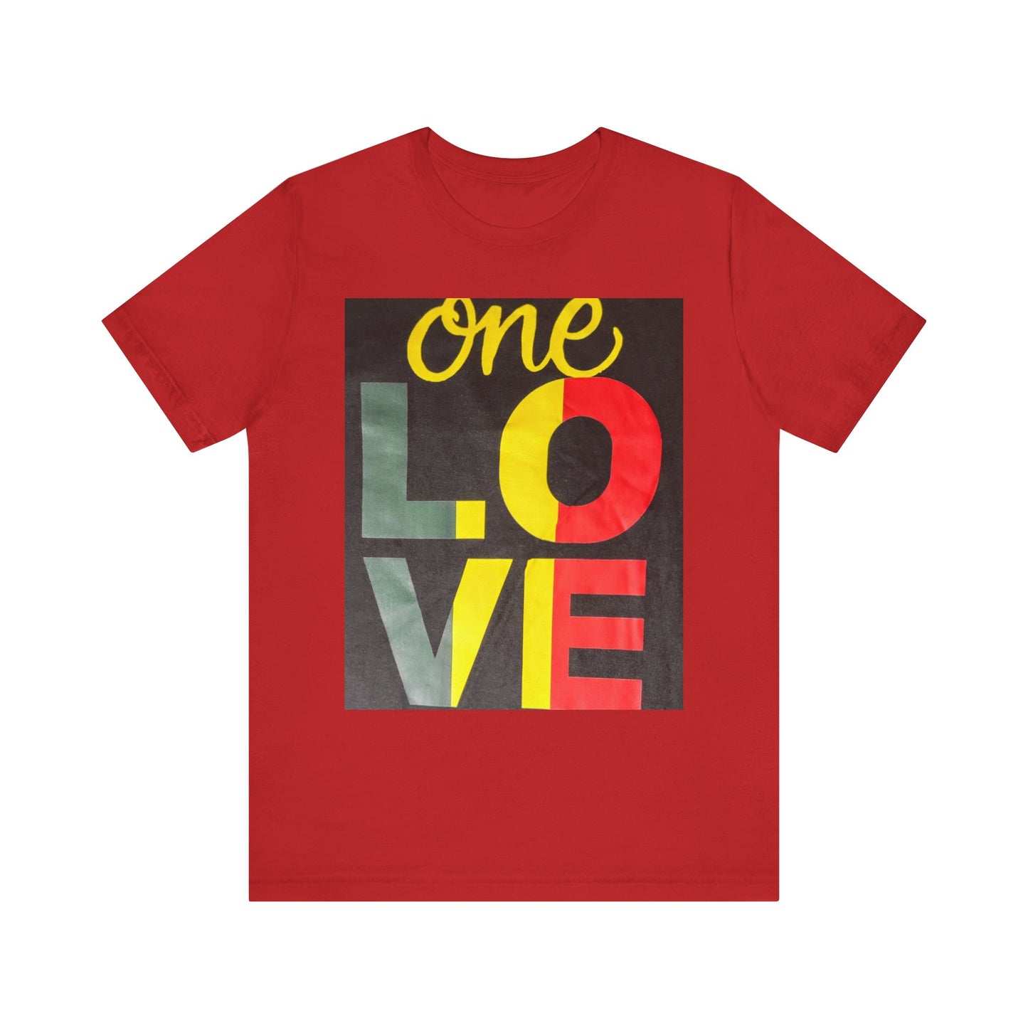 ONE LOVE Unisex Jersey Short Sleeve Tee