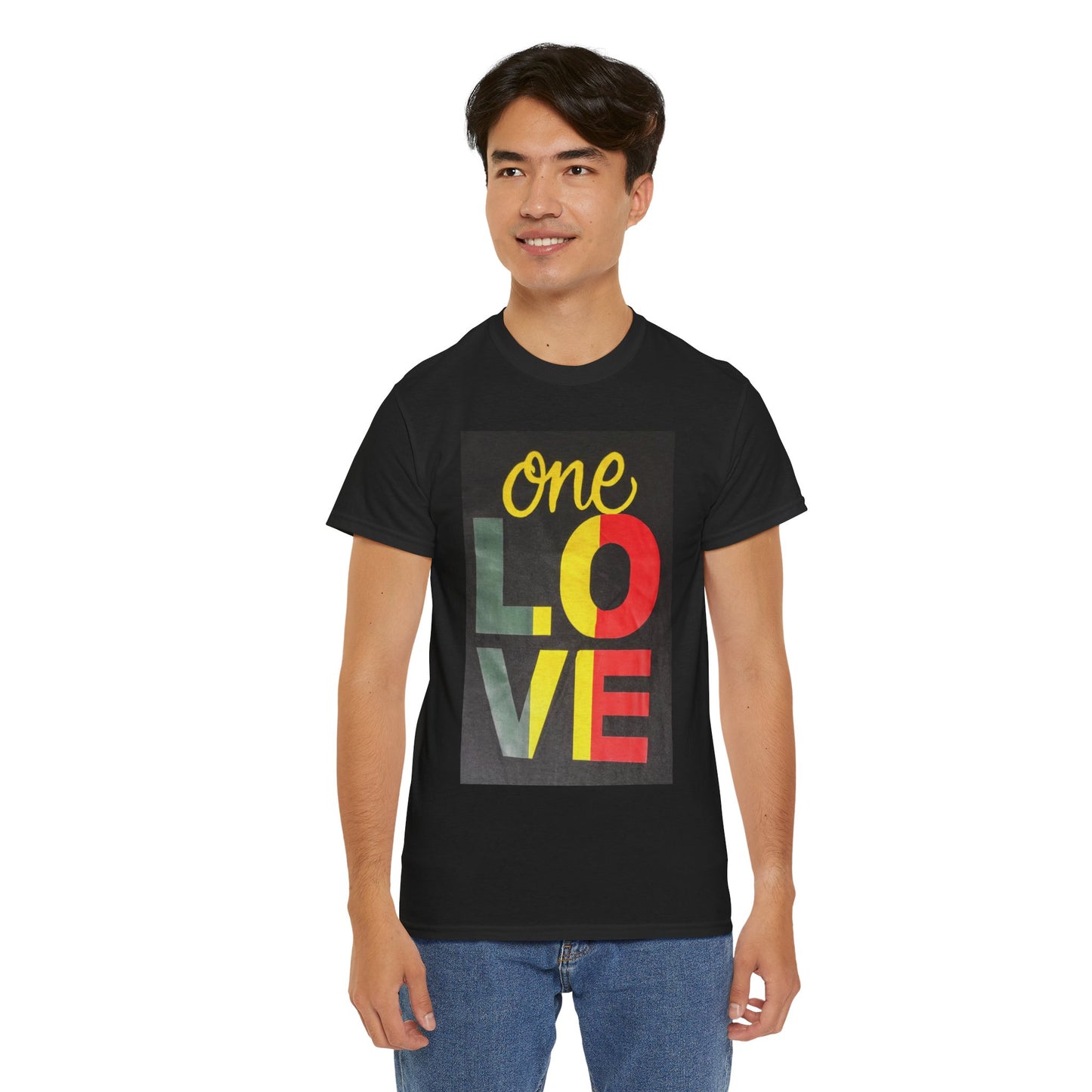 ONE LOVE Unisex Tee - Sustainable Cotton Comfort