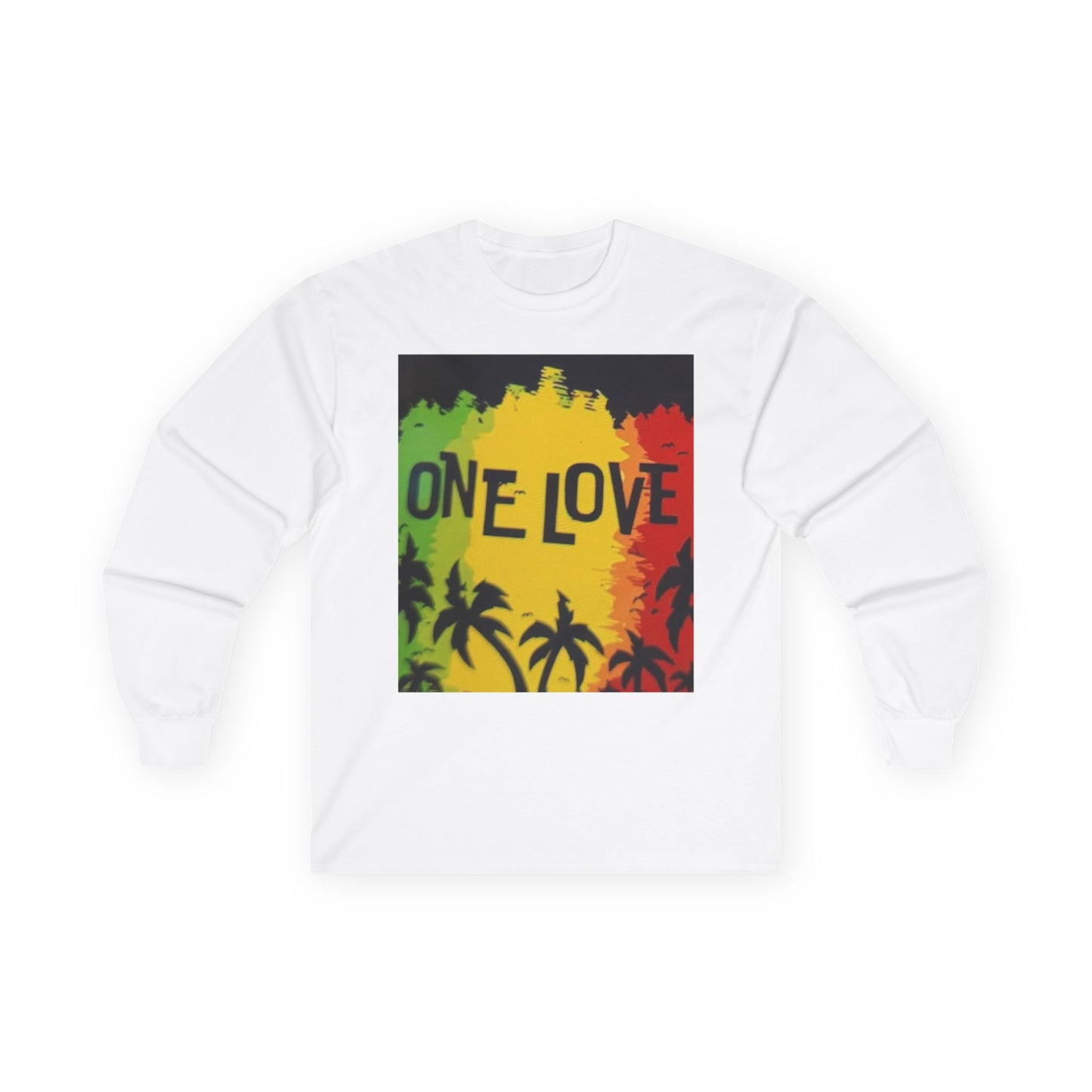 Unisex Long Sleeve Tee - One Love Reggae Vibe