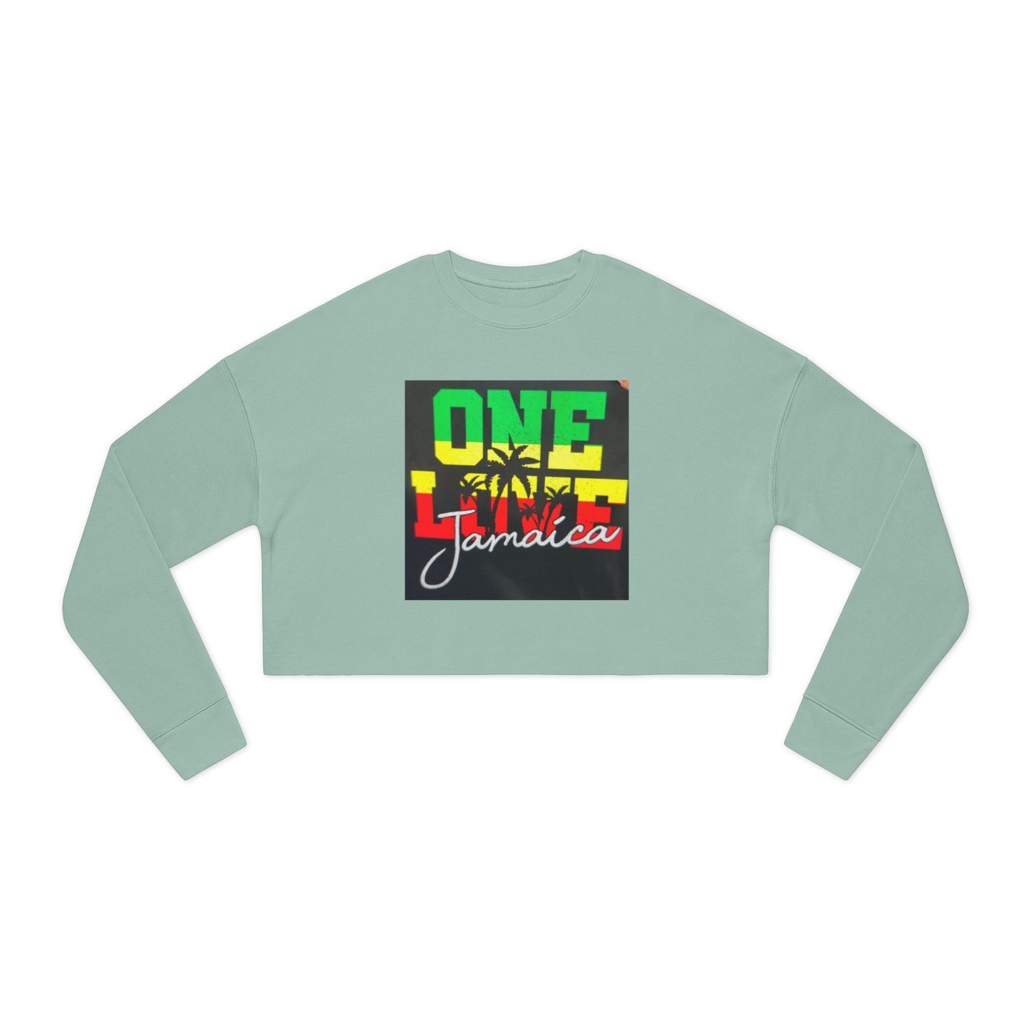 One Love Jamaica Cropped Sweatshirt - Cozy and Stylish Women's Apparel