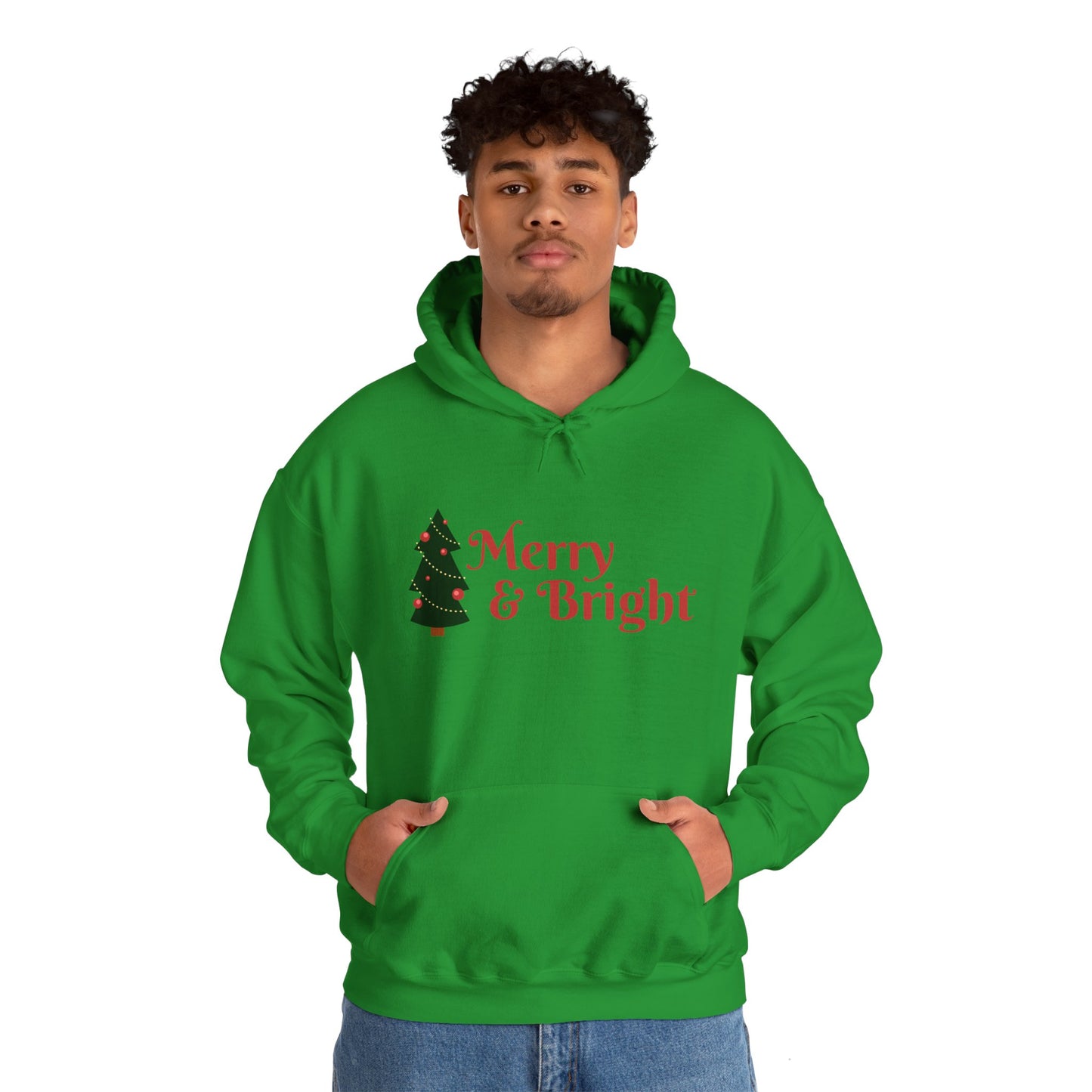 Merry & Bright Dog Lovers Hooded Sweatshirt