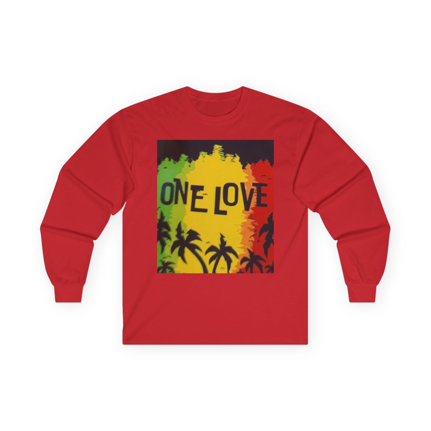 Unisex Long Sleeve Tee - One Love Reggae Vibe