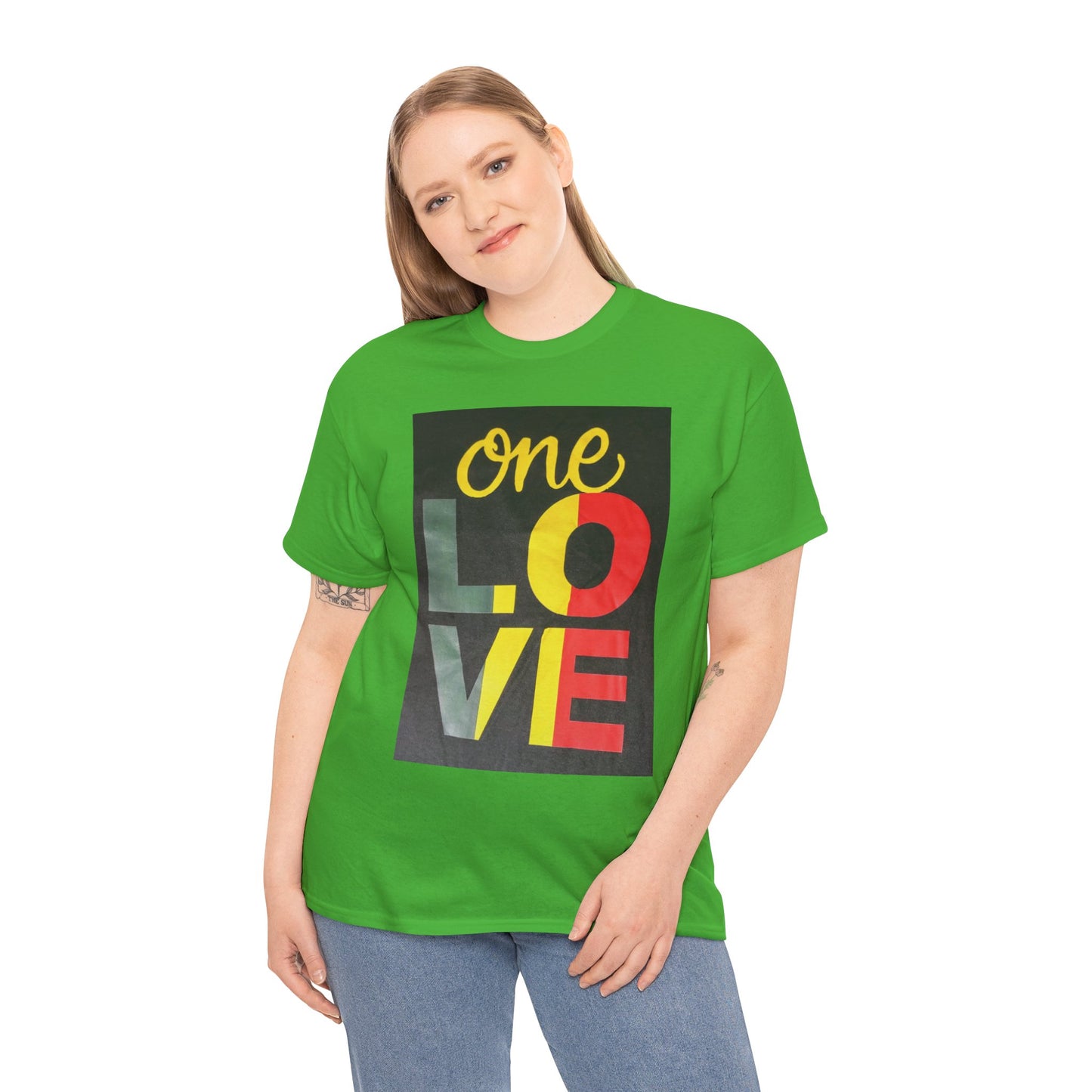 ONE LOVE Unisex Tee - Sustainable Cotton Comfort