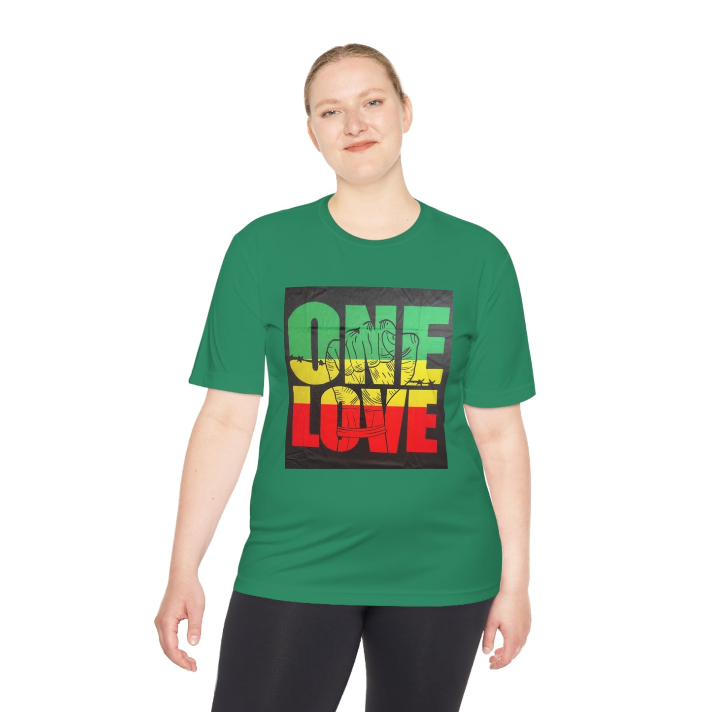 Unisex Moisture One Love Wicking Tee