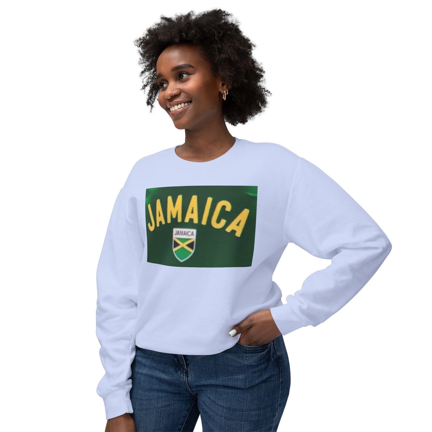 Unisex Jamaica Crewneck Sweatshirt - Lightweight and Comfortable
