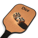 Pickleball Paddle Set - Fun Sports Gear for Pickleball Lovers, Ideal for Game Days, Gifts, Outdoor Activities, Dice Design