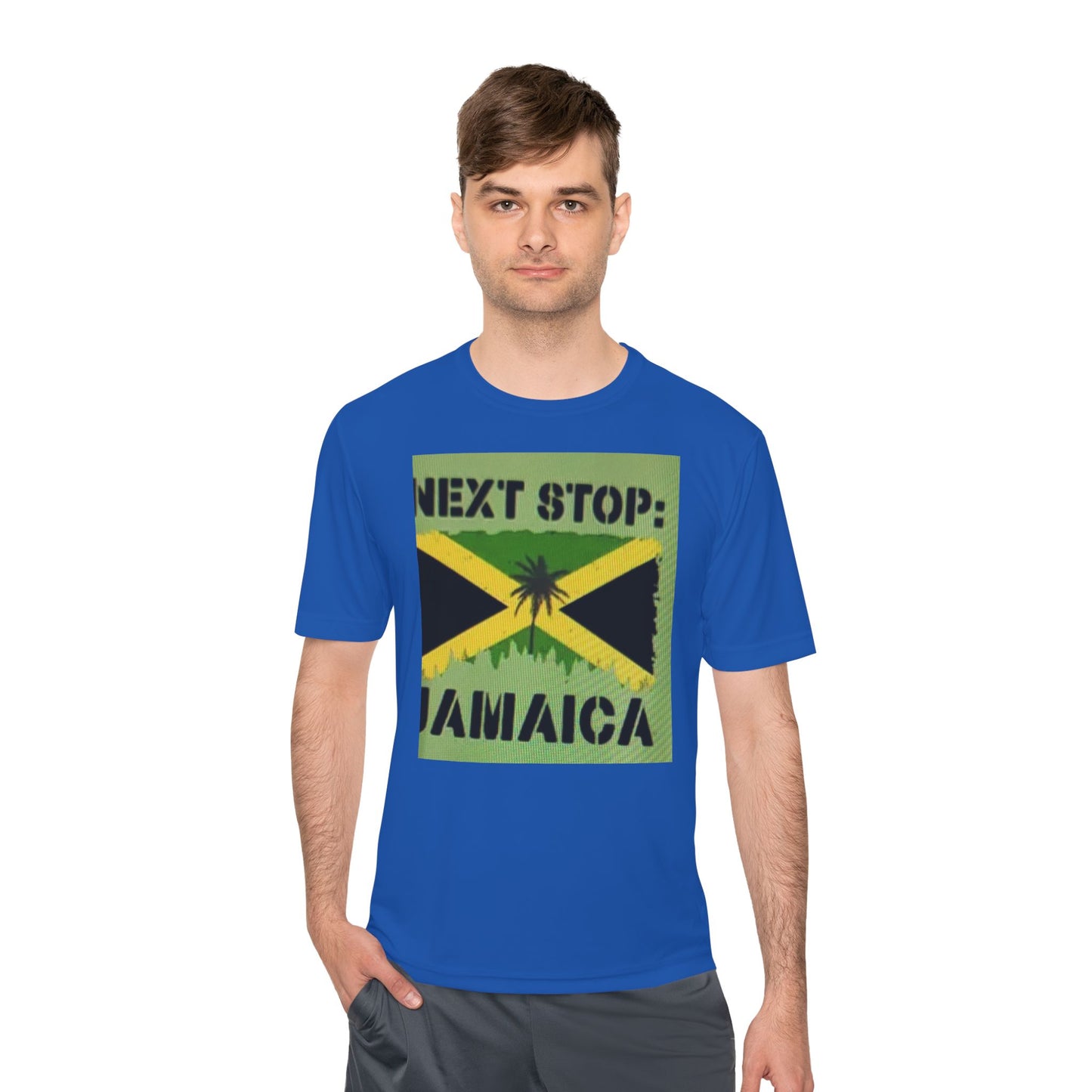 Jamaica Next Stop Unisex Moisture Wicking Tee