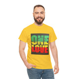 ONE LOVE Unisex Heavy Cotton Tee
