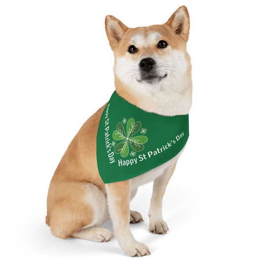 St. Patrick's Day Pet Bandana Collar